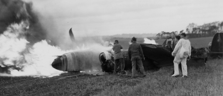 Crash Landing of a P-38 Lightning