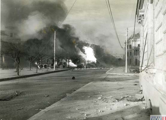 Trucks on Fire in Nettuno