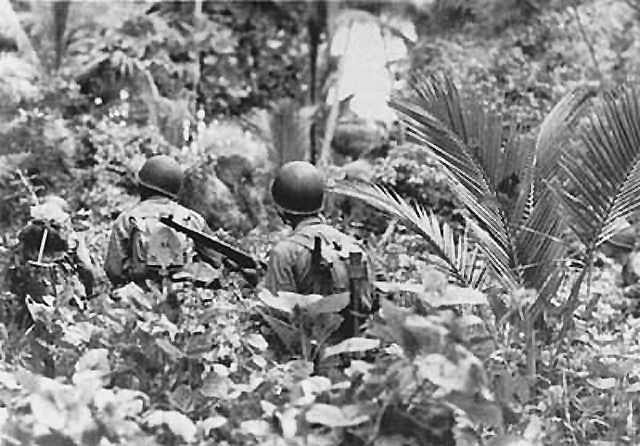 Marines Advance on Rooke Island