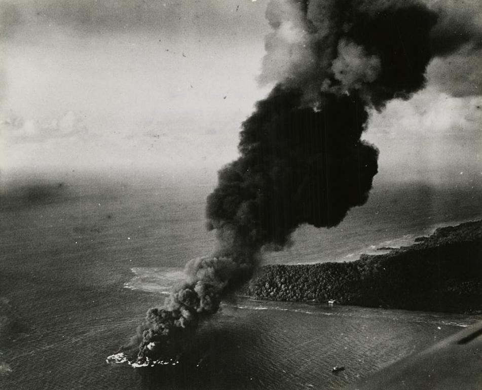 Japanese Tanker Sinking