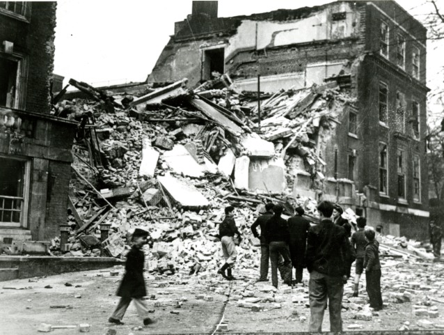 War Damage, Kings College, London