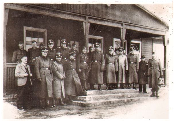 Karl Bischoff's Staff (Bischoff: 4th from the right)