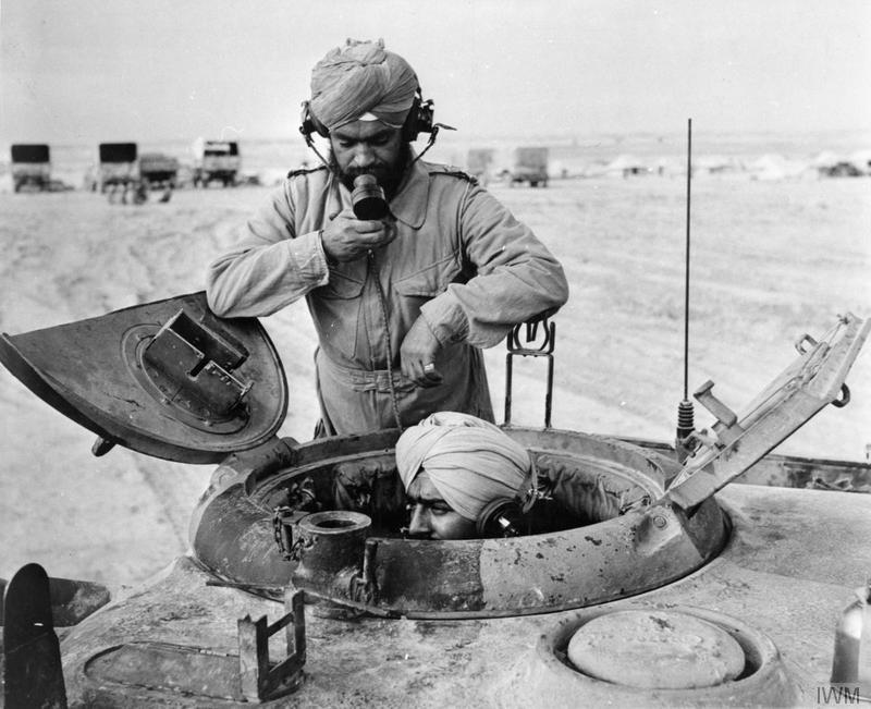 Two Crew Members of a Sherman Tank