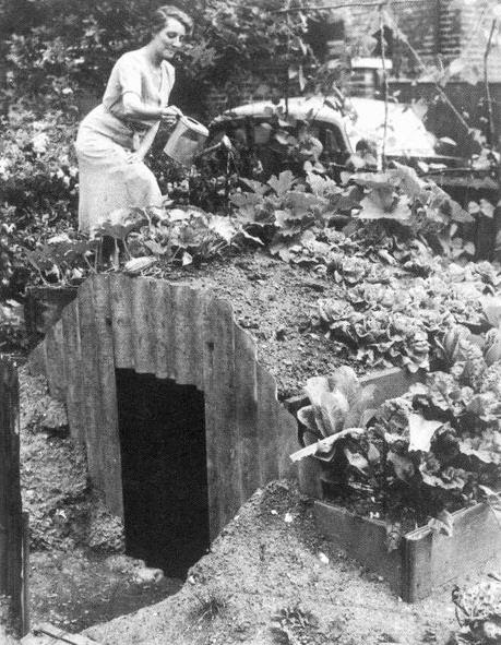 Typical Shelter Covered with Garden