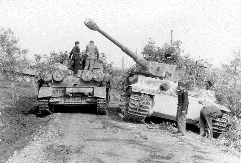 Assault Gun and Heavy Tank at Nettuno