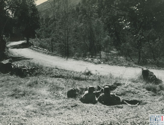 Soldiers from the 71st Infantry Division