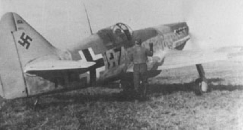 Captured Dewoitine D-520C1 Used as Trainer