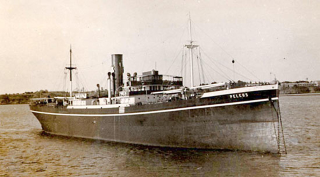 The Greek ship SS <i>Peleus</i>