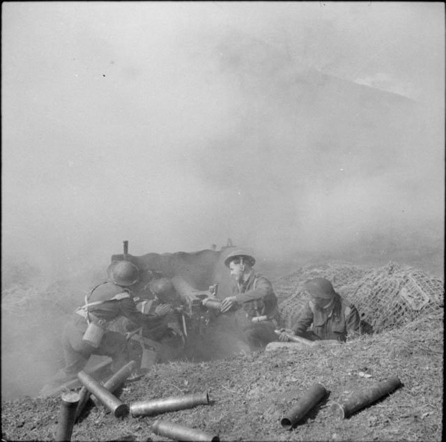 A New Zealand 6pdr Anti-tank Gun in Action