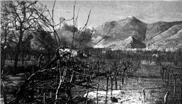 Bombs Falling on Cassino