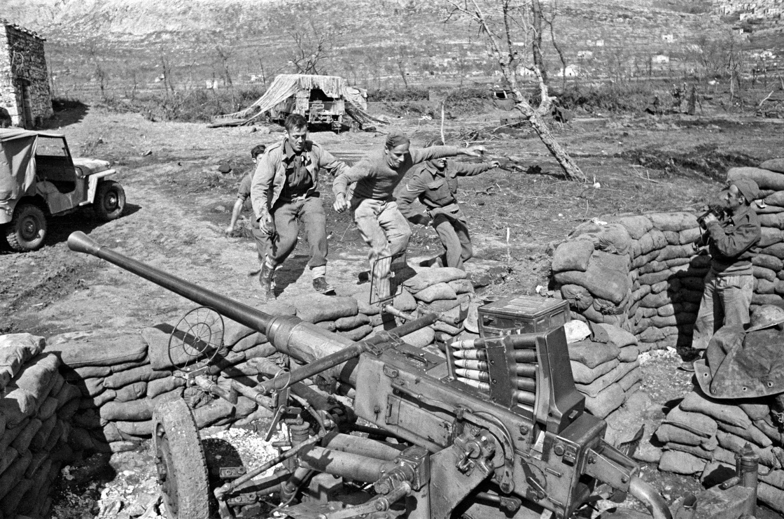 'Action Stations' on Anti-aircraft Gun