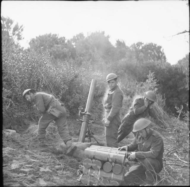 4.2-inch mortar of 15th Brigade