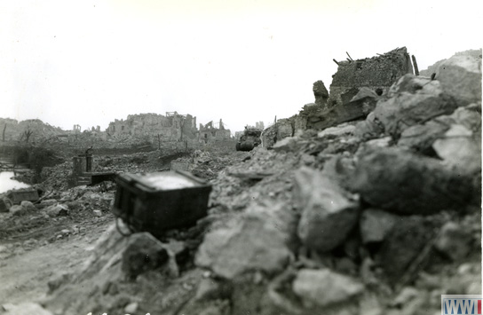 Shattered Town of Cassino, Italy