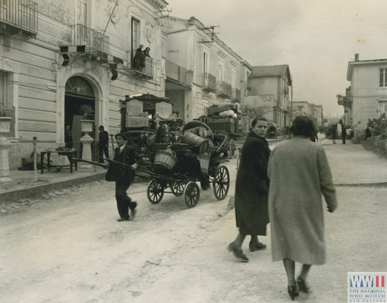 Italian residents fleeing San Sebastiano