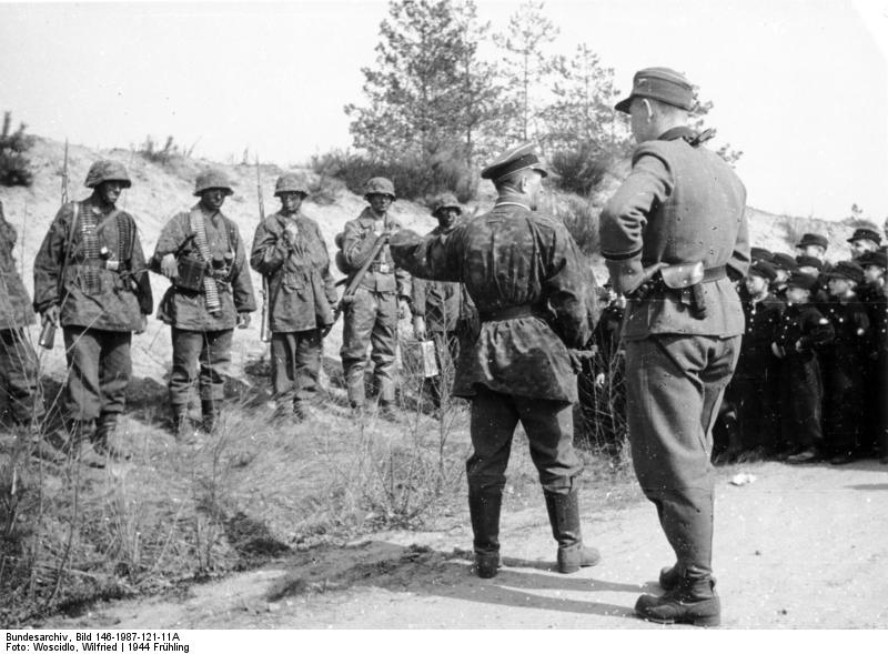 Hitler Youth visit the 12th <i>SS Panzer</i> Division