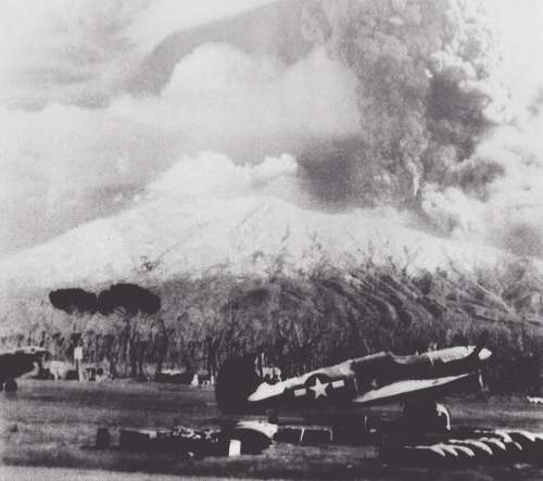 Mount Vesuvius Erupting