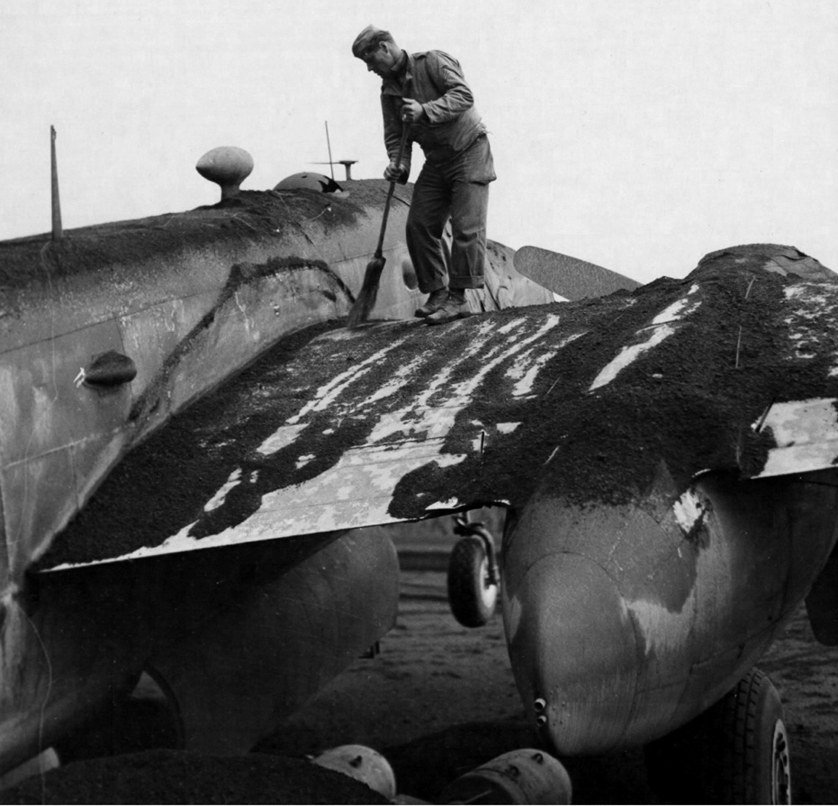 Sweeping Off the Wings of a Bomber