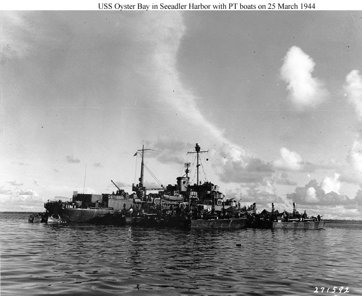 USS <i>Oyster Bay</i> Tending PT Boats