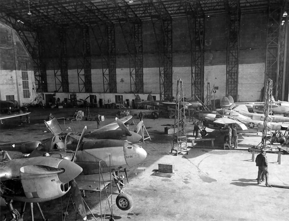 P-38 Assembly at Maison Blanch