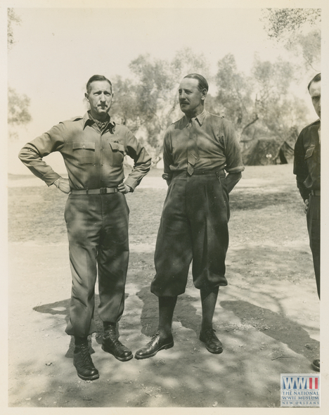 Lt-Gen Mark W. Clark and Lt-Gen Sir Oliver Leese