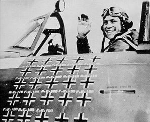 Robert S. Johnson of the 61st Fighter Squadron