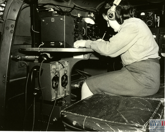 Woman radio operator