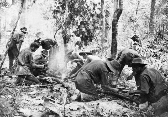 Jungle firefight as Chindits ambush Japanese