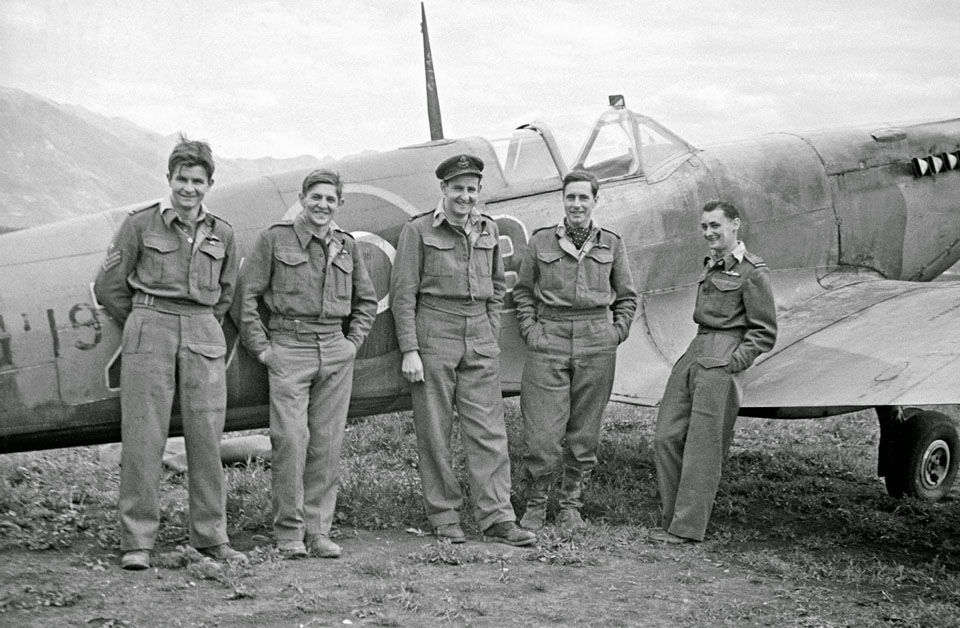 Group of NZ personnel