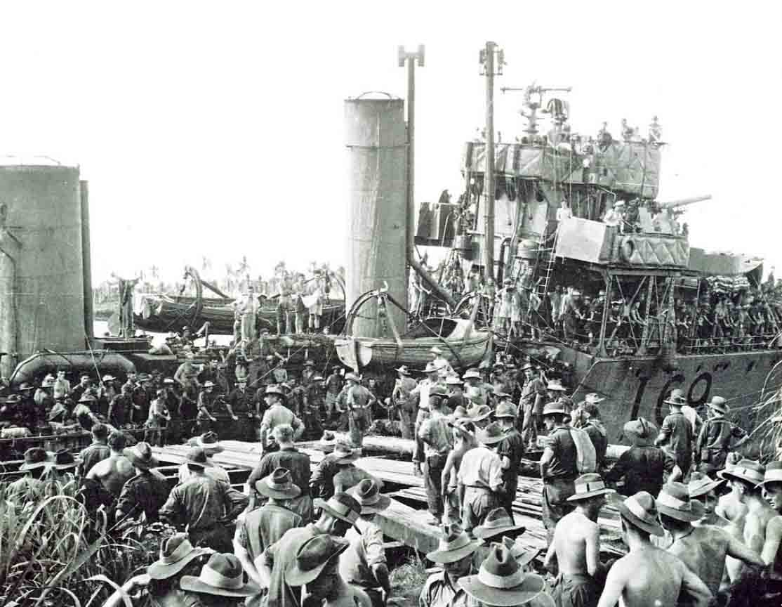 HMAS <i>Vendetta</i> Landing Troops and Stores