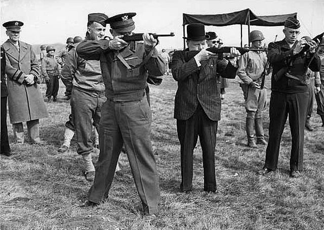 Inspecting Troops in Britain