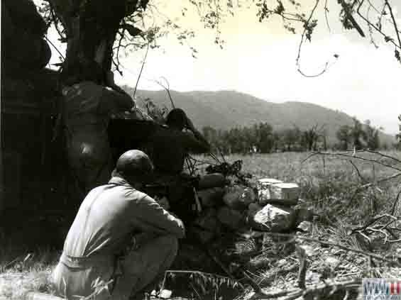 French Troops on Lookout for Germans