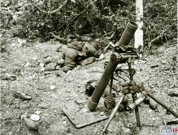 Deceased German soldier in Castellonorato