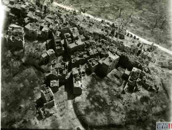 Damaged Village of Santa Maria Infante