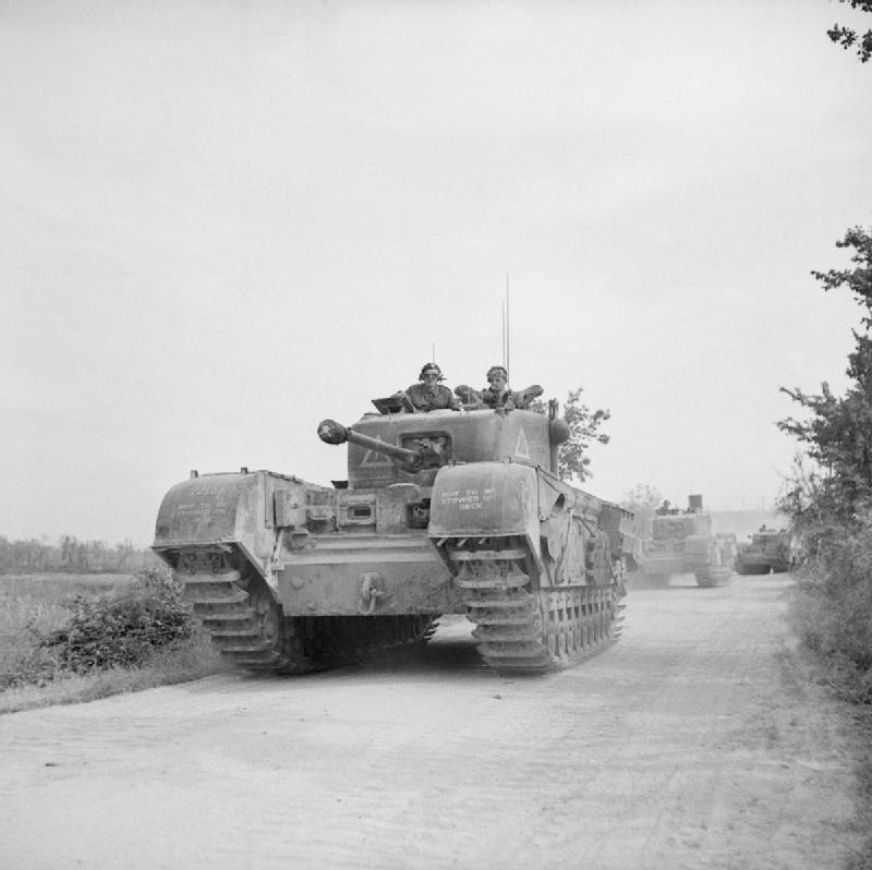 Churchill Tanks in Italy