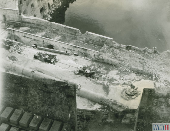 Damage in Cassino