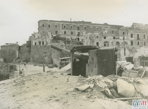 German Coastal Gun in Gaeta, Italy