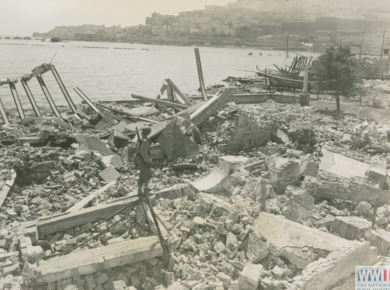 Debris of Gaeta, Italy Harbor