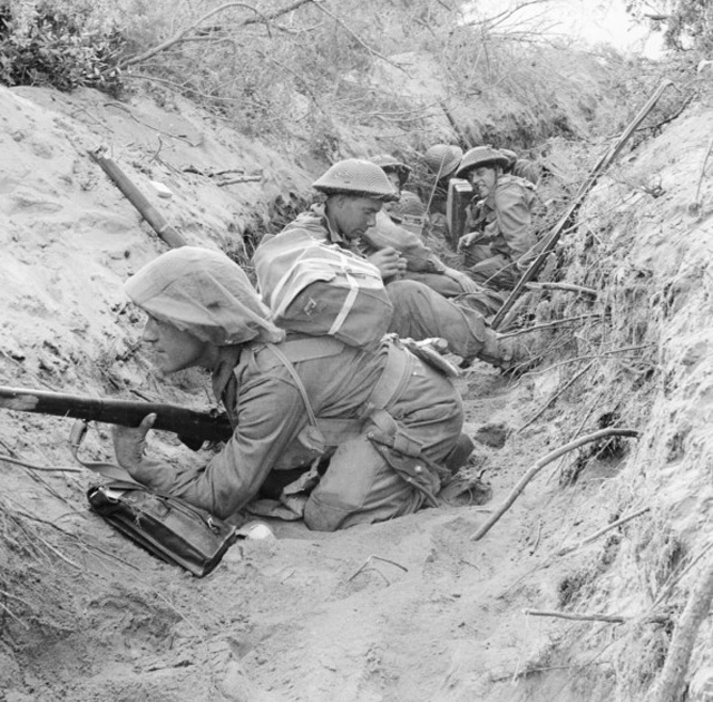 Green Howards during Offensive at Anzio