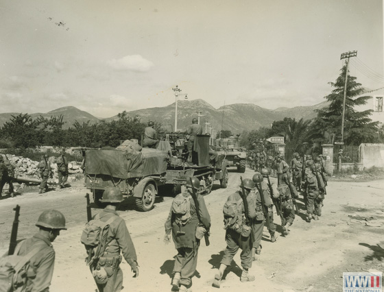 US Troops Move Towards Rome