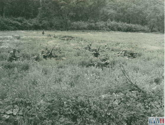 US soldiers in Monte San Biagio