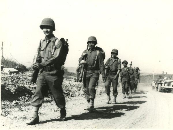 Soldiers of the 100th Infantry Battalion