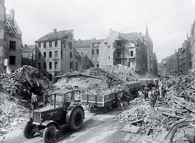 Clearing Rubble in Hannover