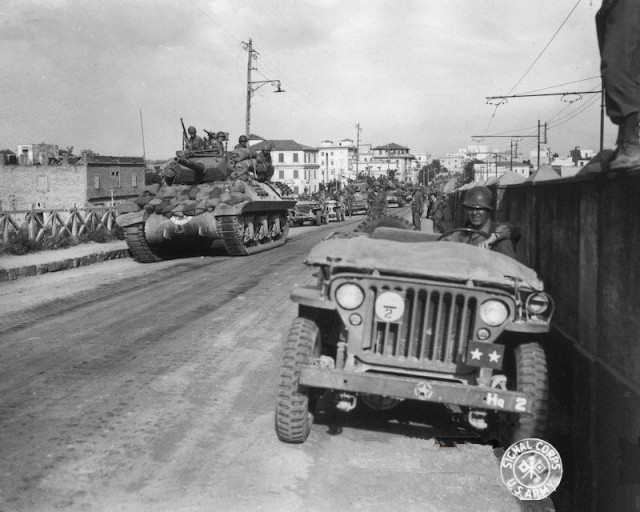 5th Army Patrol in Rome