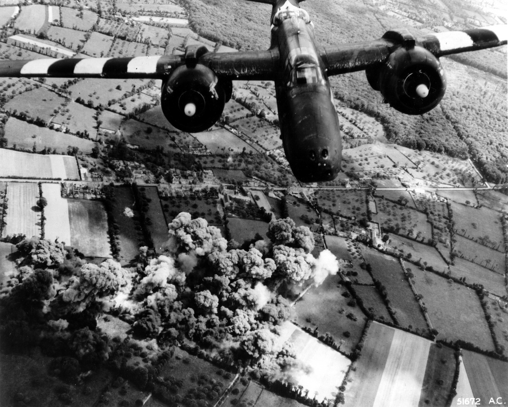 A-20 Havoc attacking targets