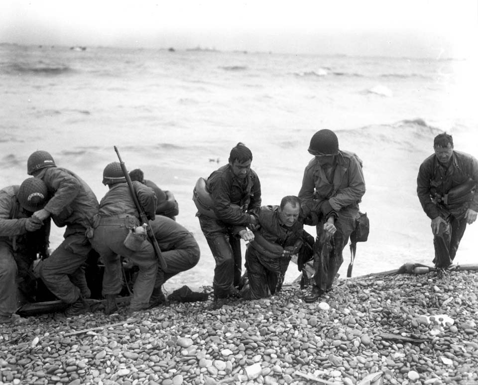 Helping Others onto the Beach