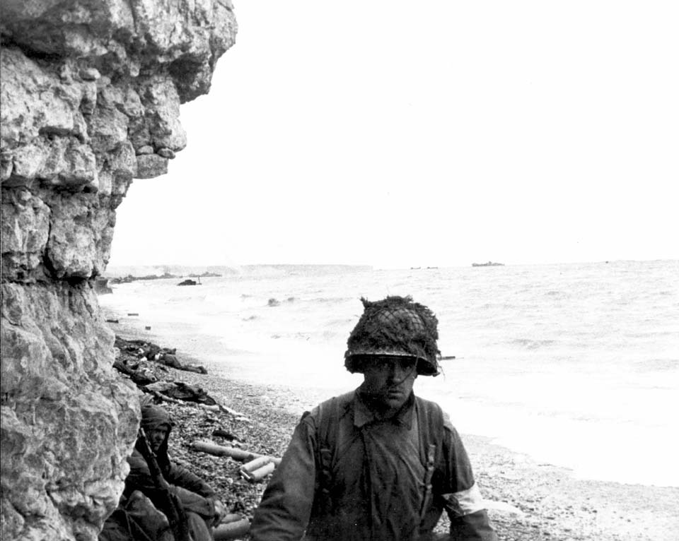 Moving Along Omaha Beach