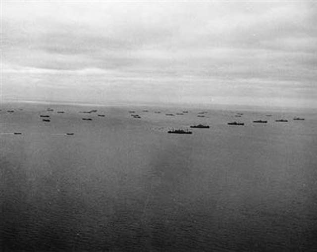 Ships Moving to Normandy