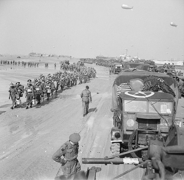 On the Normandy Beaches