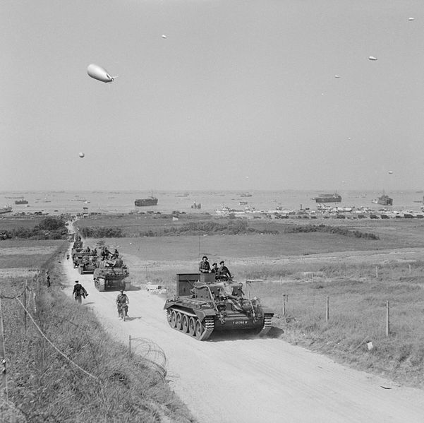 Armored Column on Gold Beach