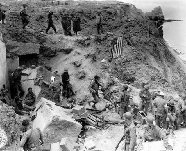 Rangers on Pointe du Hoc